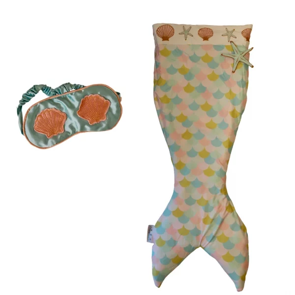 Mermaid Tail Sleeping Bag With Bonus Sleep Mask