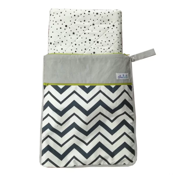 Chevron Grey Wetbag