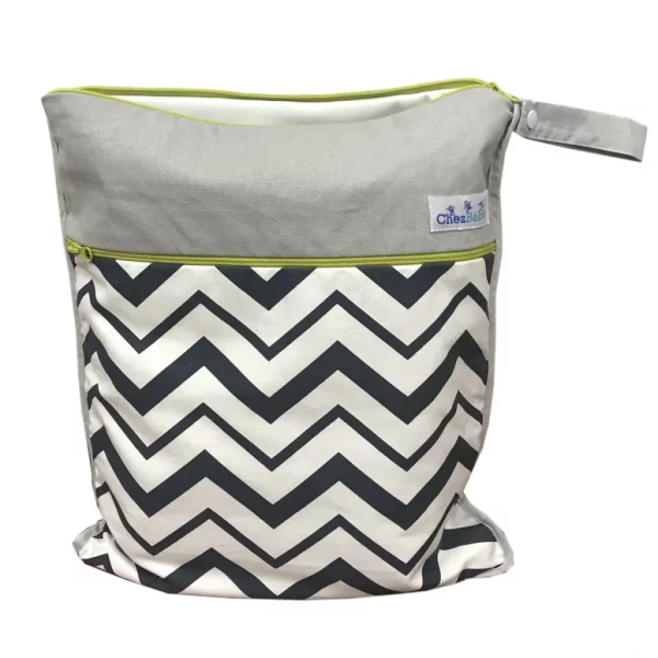 Chevron Grey Wetbag